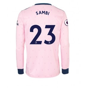 Arsenal Albert Sambi Lokonga #23 Tredje Tröja 2022-23 Långa ärmar